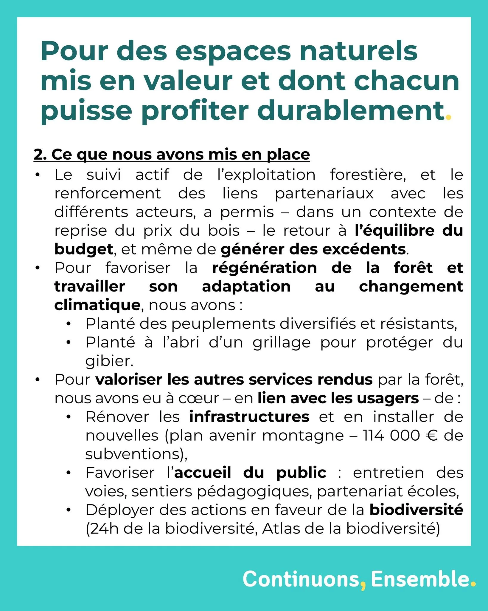 Espaces Naturels - Bilan Noëllie Hestin