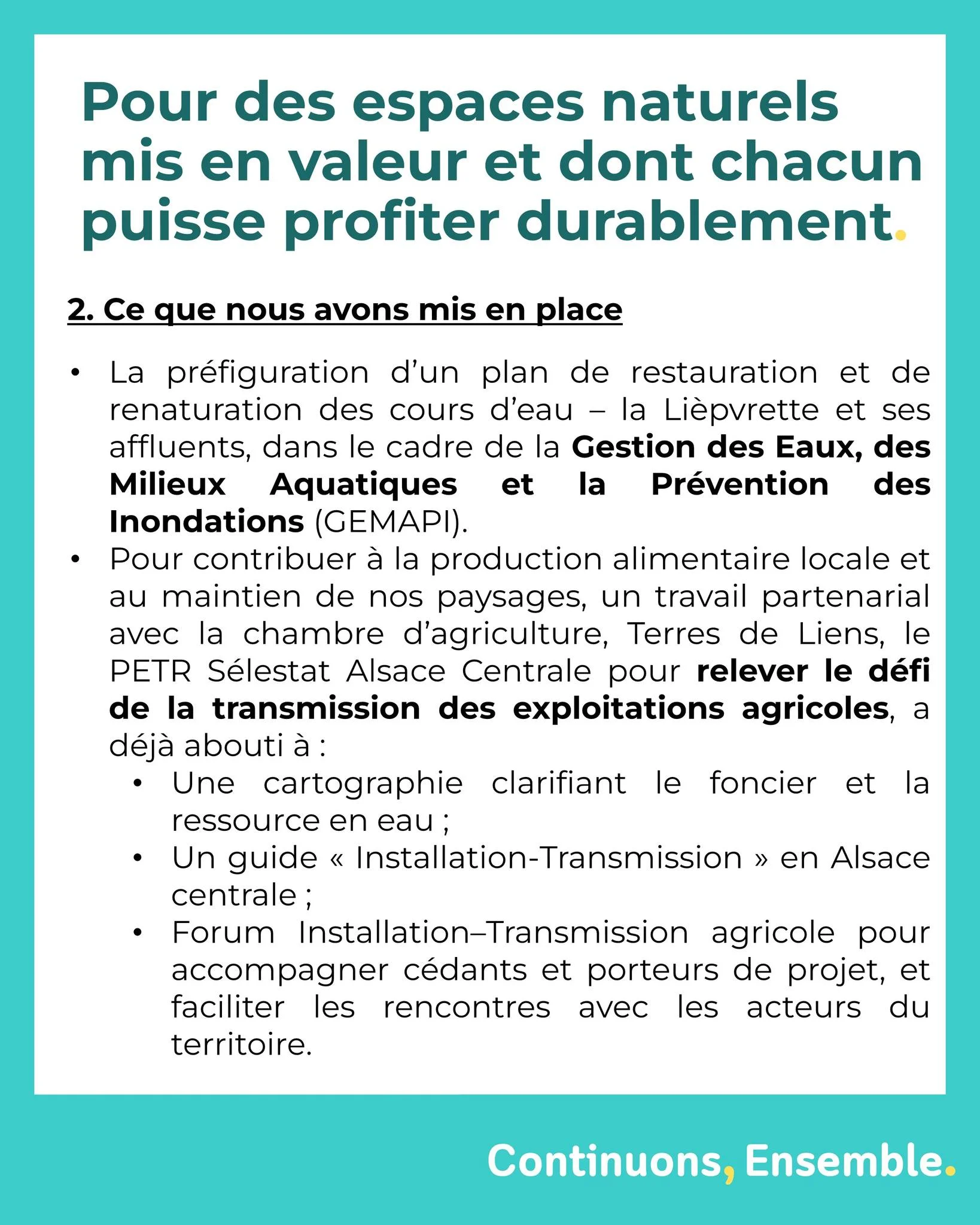 Espaces Naturels - Bilan Noëllie Hestin