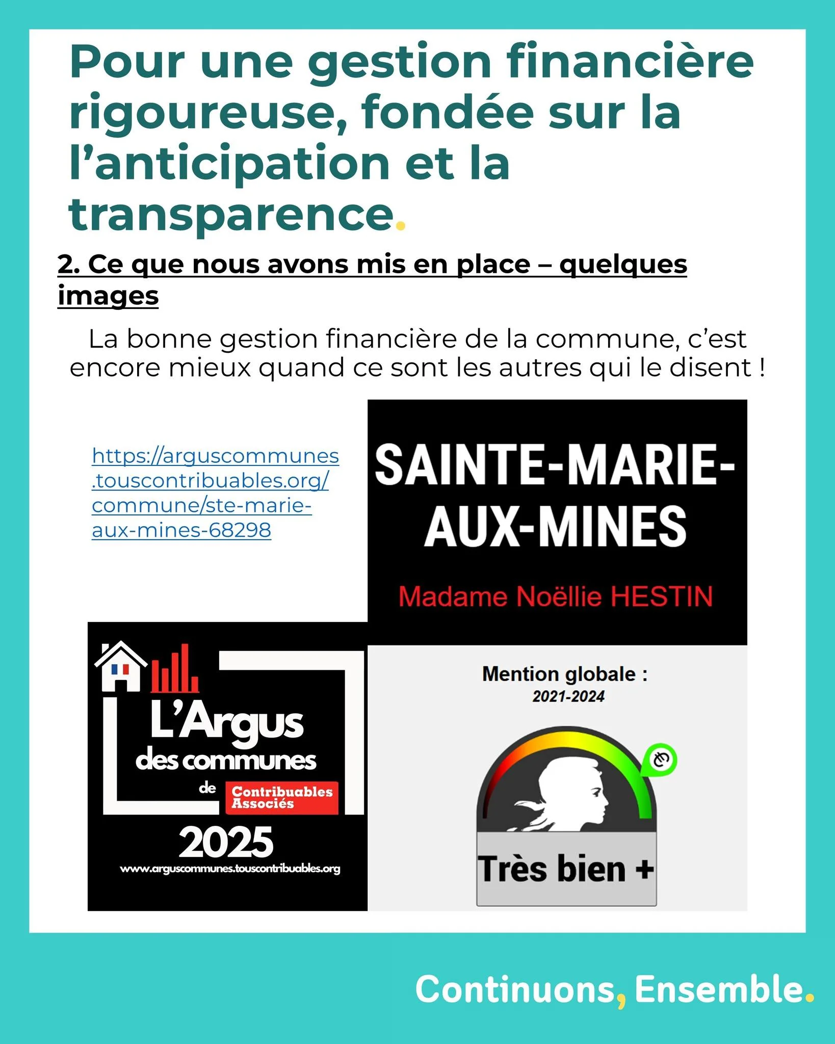 Bilan Noëllie Hestin