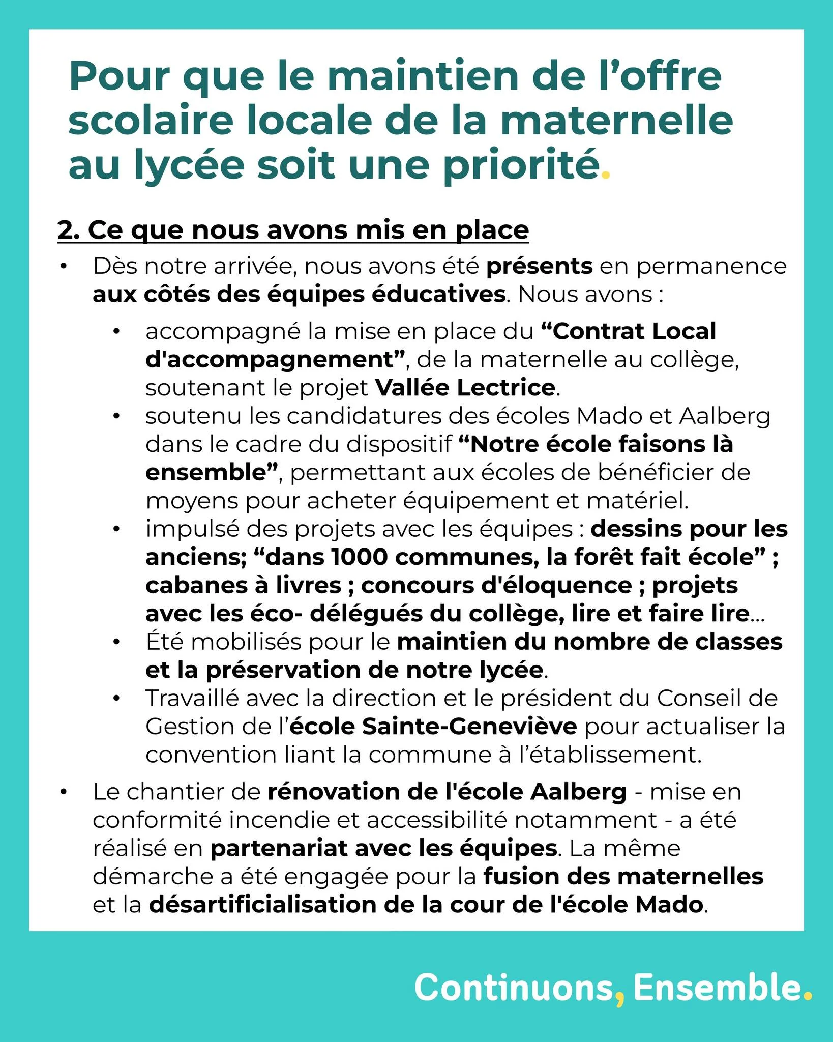 Bilan Noëllie Hestin