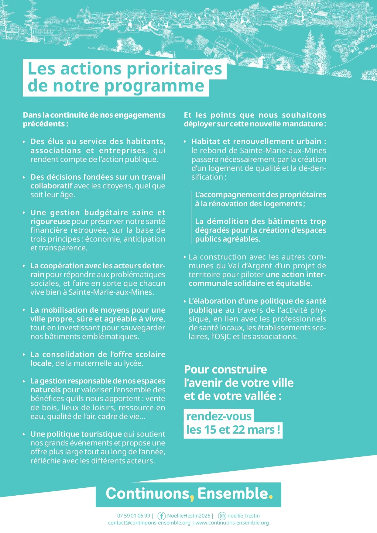 Programme Noëllie Hestin