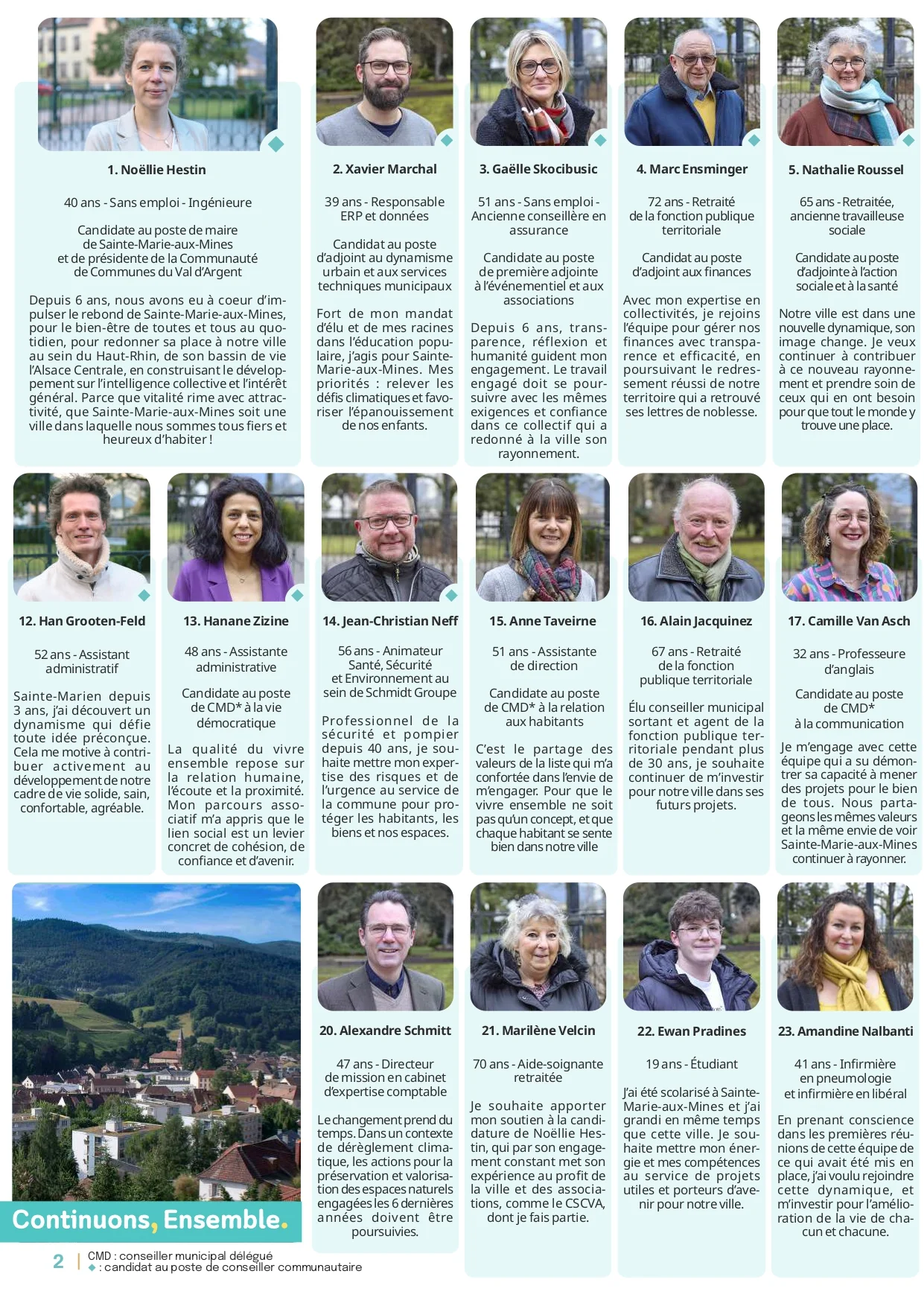 Programme Noëllie Hestin